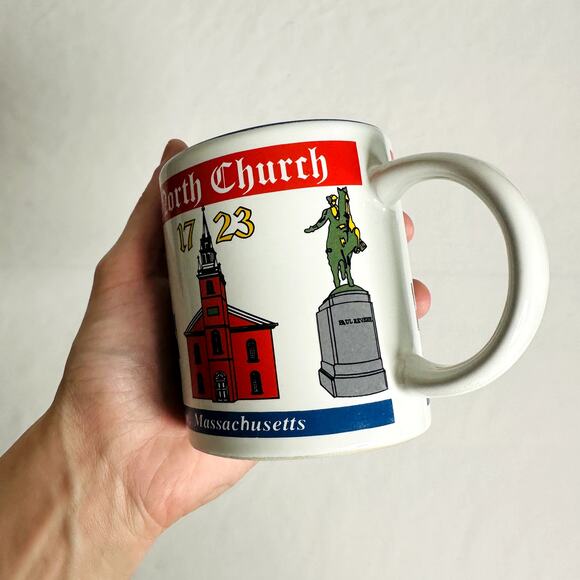 Vintage Old North Church Boston, MA 1723 Coffee Mug - Picture 2 of 7